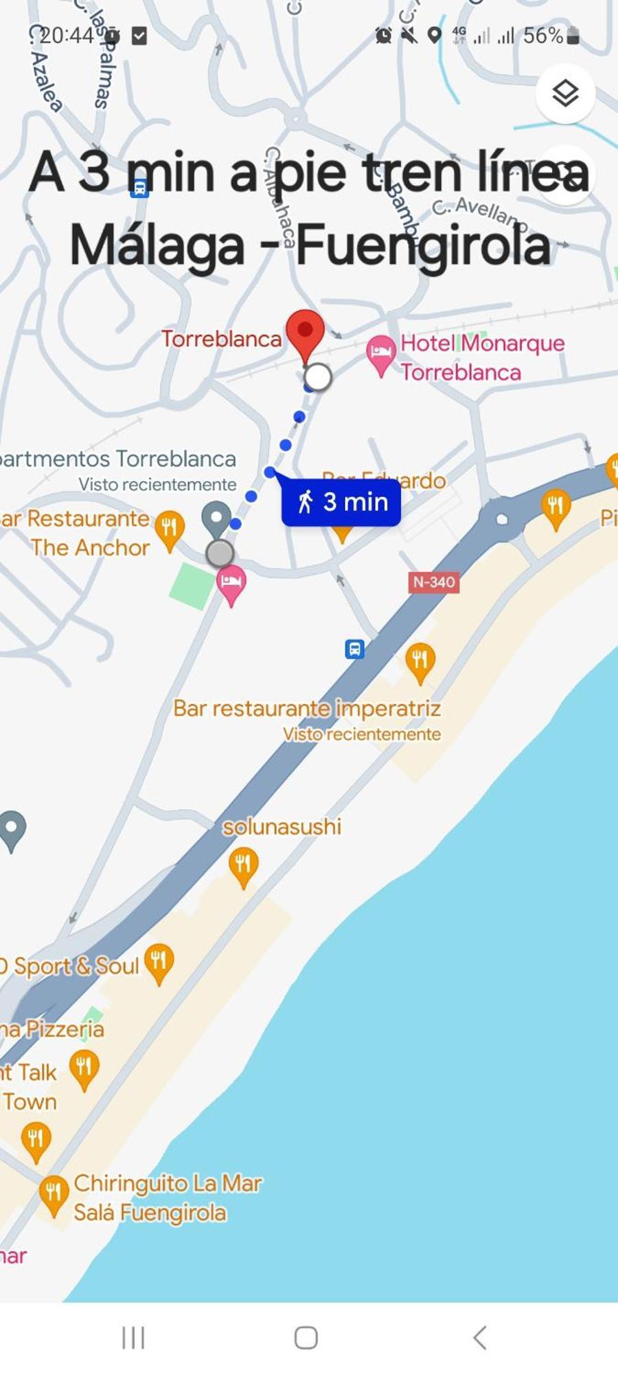 Estudio Con Piscina Y Parking, Playa A 4 Min A Pie, Tren A 2 Min Фуэнхирола Экстерьер фото
